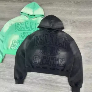 Pullover Cotton Sun Faded Oversized Streetwear Vintage Acid Wash Distressed Embroidered Hoodie