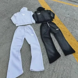 Custom Vintage Zip-Up Acid Wash Tracksuit