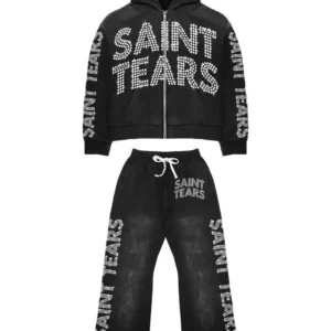 Customized Labels Acid Washed Tracksuit – 2 Piece Set