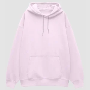 Custom Blank Light Baby Pink Oversized Hoodie