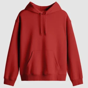 Custom Blank Red Hoodie