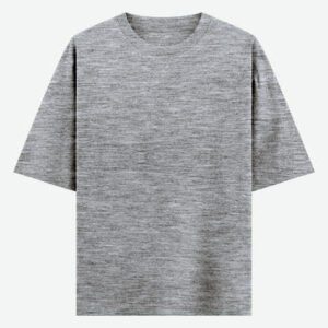 Custom Blank Grey Oversized Classic T-Shirt