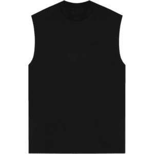 Custom Blank Mens Oversized Black Tank