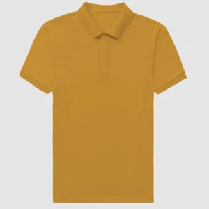 Custom Blank Mustard Yellow Polo Shirt