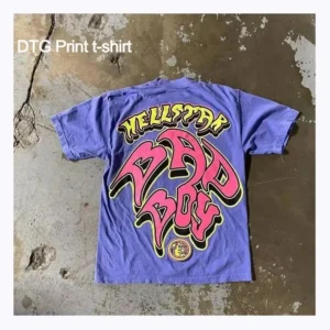 Acid Wash Boxy Screen Print Heavyweight T-Shirt