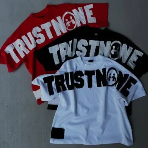 Graphic Printing Washed Vintage Heavyweight French Terry Oversized Boxy Cropped T-Shirt