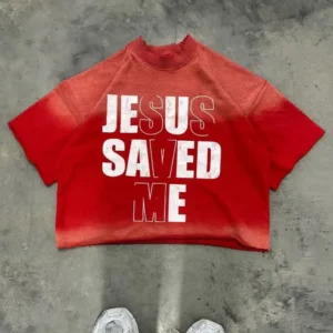 Streetwear Oversized Custom Acid Washed Vintage Heavyweight Cotton Boxy Cropped T Shirt