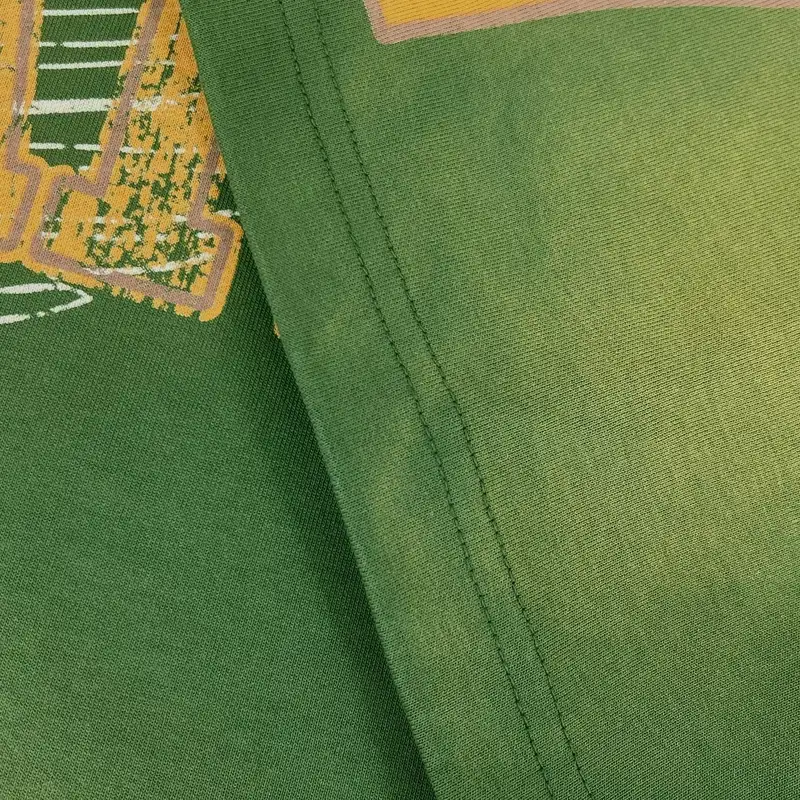Vintage Needle Detection Football Tops Logo Design Soccer T Shirt - Image 4