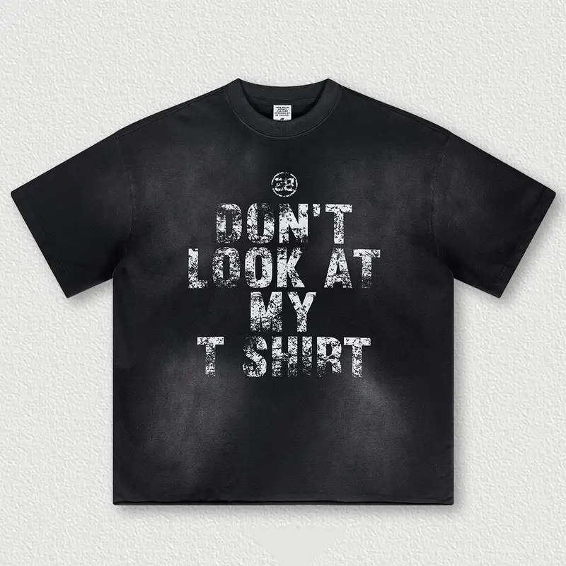 Acid Wash Oversized Cotton Heavyweight Vintage Sun Faded T Shirt