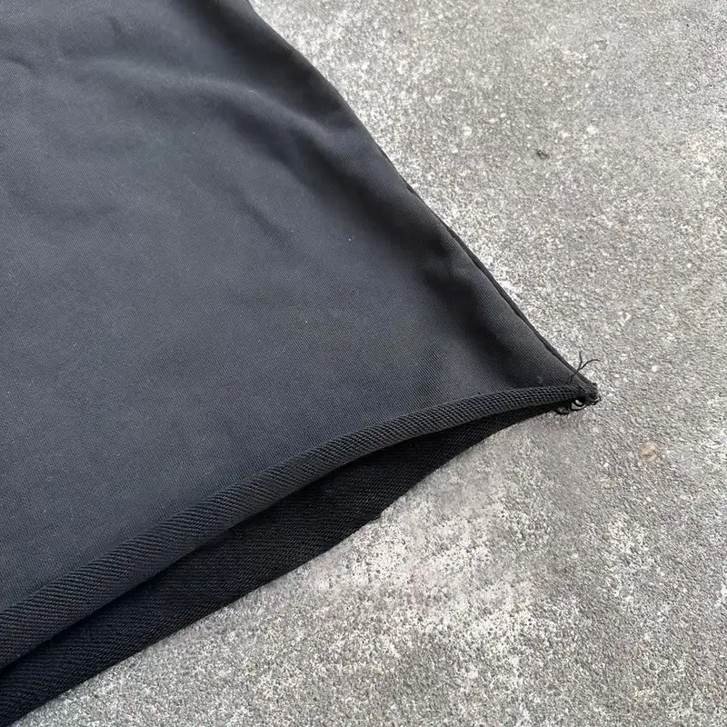 Oversized Washed Black Acid Washed Plain Vintage Heavyweight Stone T Shirt - Image 3