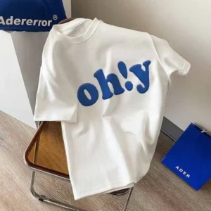 3D Puff Print Heavy Weight Cotton Fabric T Shirt