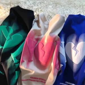 Cotton Soft Round Neck 3D Puff Print T Shirt