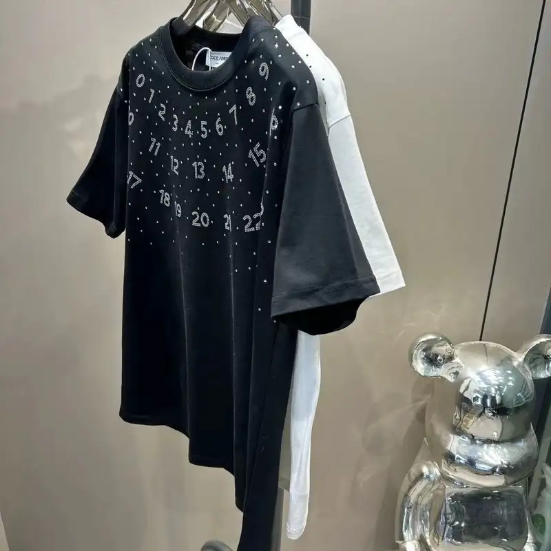 Oversized Vintage Heavyweight Rhinestone T Shirt - Image 2
