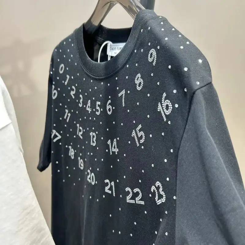 Oversized Vintage Heavyweight Rhinestone T Shirt - Image 3